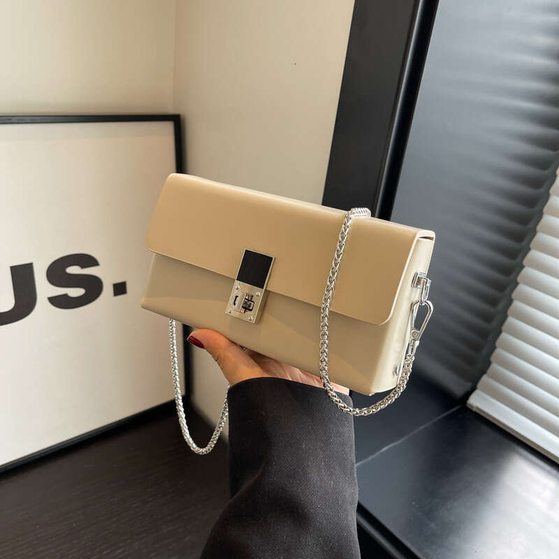 This Year's Trendy Bags for Women Autumn 2025 New Fashionable Textured Single Shoulder Bags Small Square Celebrity Designer Chain Crossbody Bag