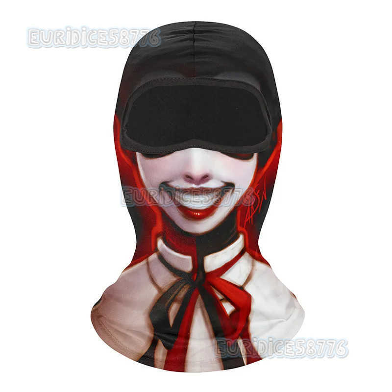 Motorcycle Balaclava 3D Print Multi-function Moto Full Face Cover Windproof Skiing Masks Cycling Biker Hood Cap Men Helmet Liner H250819
