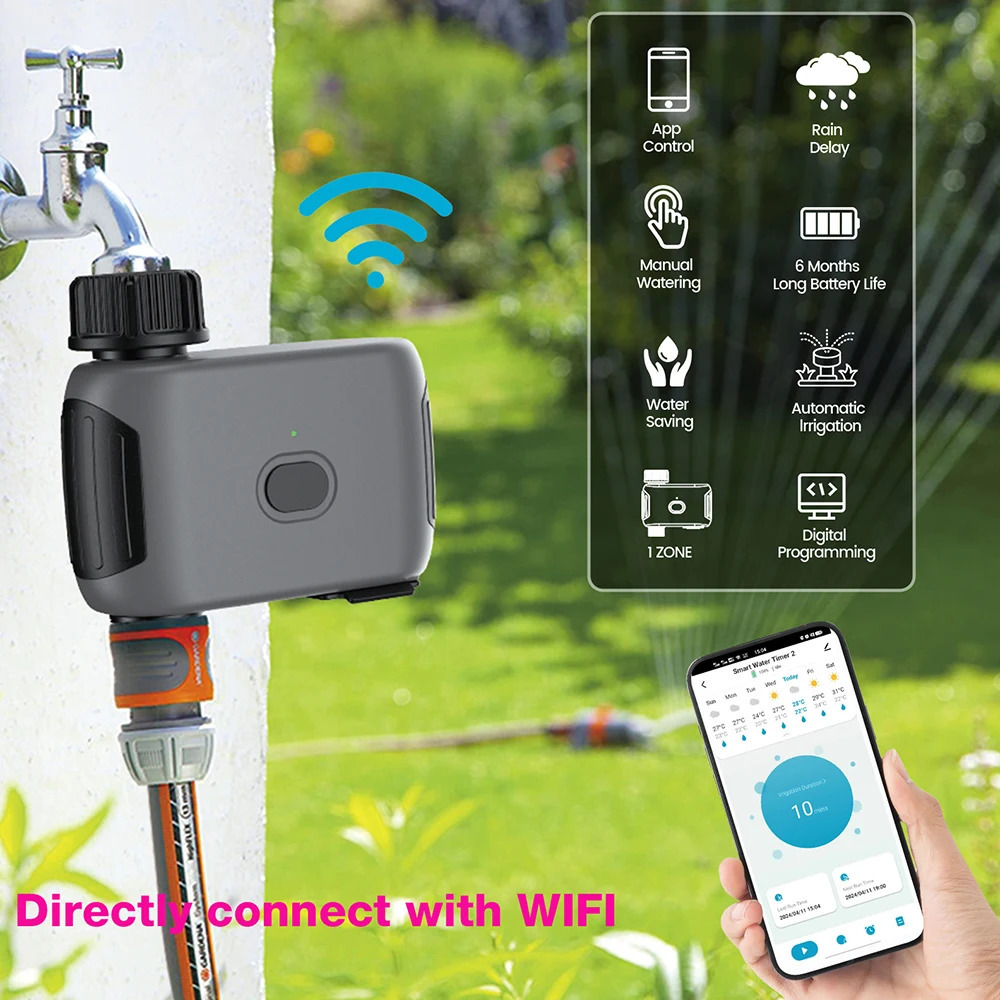 WiFi Smart Irrigation Garden Sprinkler Timer Water Irrigation Timer Smart Watering System WiFi Smart Water Timer 250805