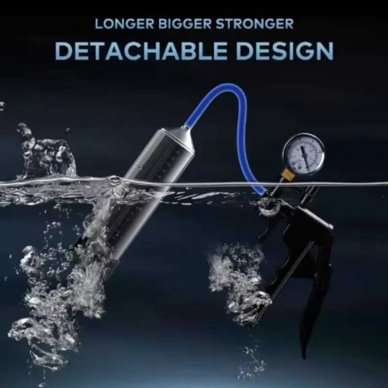 Male Penis Pump Manual Penis Enlarger for Men Vacuum Pump Male Masturbation Penis Extender Trainer Adult Erotic Sex Toys 18+ XJ250819