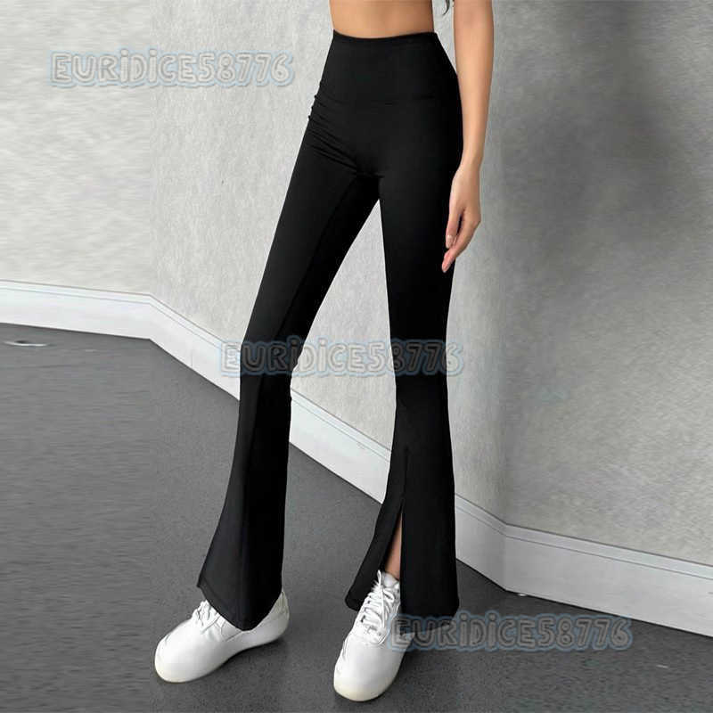 New Wide-leg Yoga Pants for Women High Waist Hip-lifting Slimming Sports Pants Barely-there Feel Running Loose Flared Pants H250819