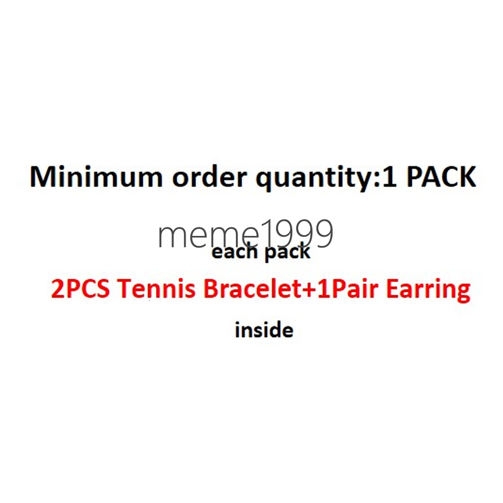 Drop Shipping GRA Certificated Sterling Silver Tennis Bracelet 3mm 4mm Vvs Moissanite Tennis Bracelet Necklace with Free Earring