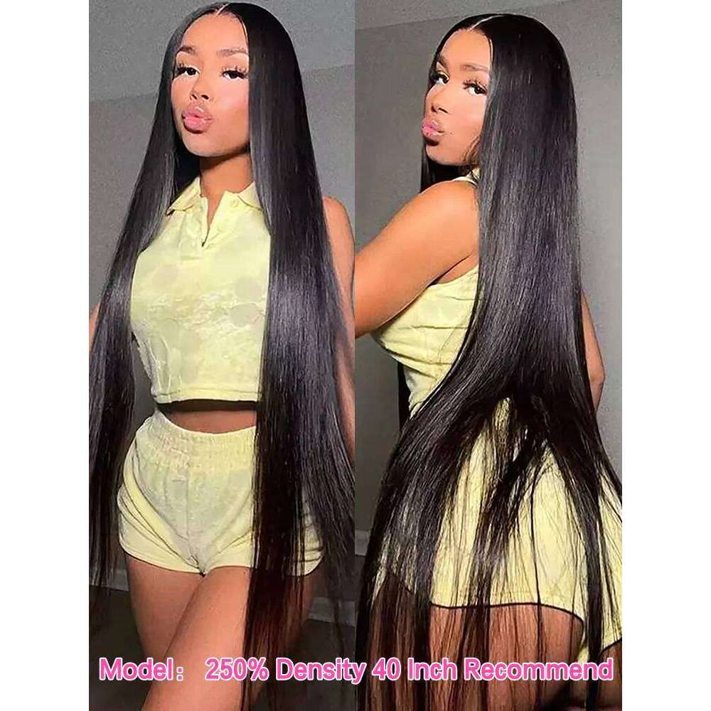 30 40 Inch 13X6 Frontal Straight 13X4 HD Front 250% Lace Wigs Full Human Hair Sale