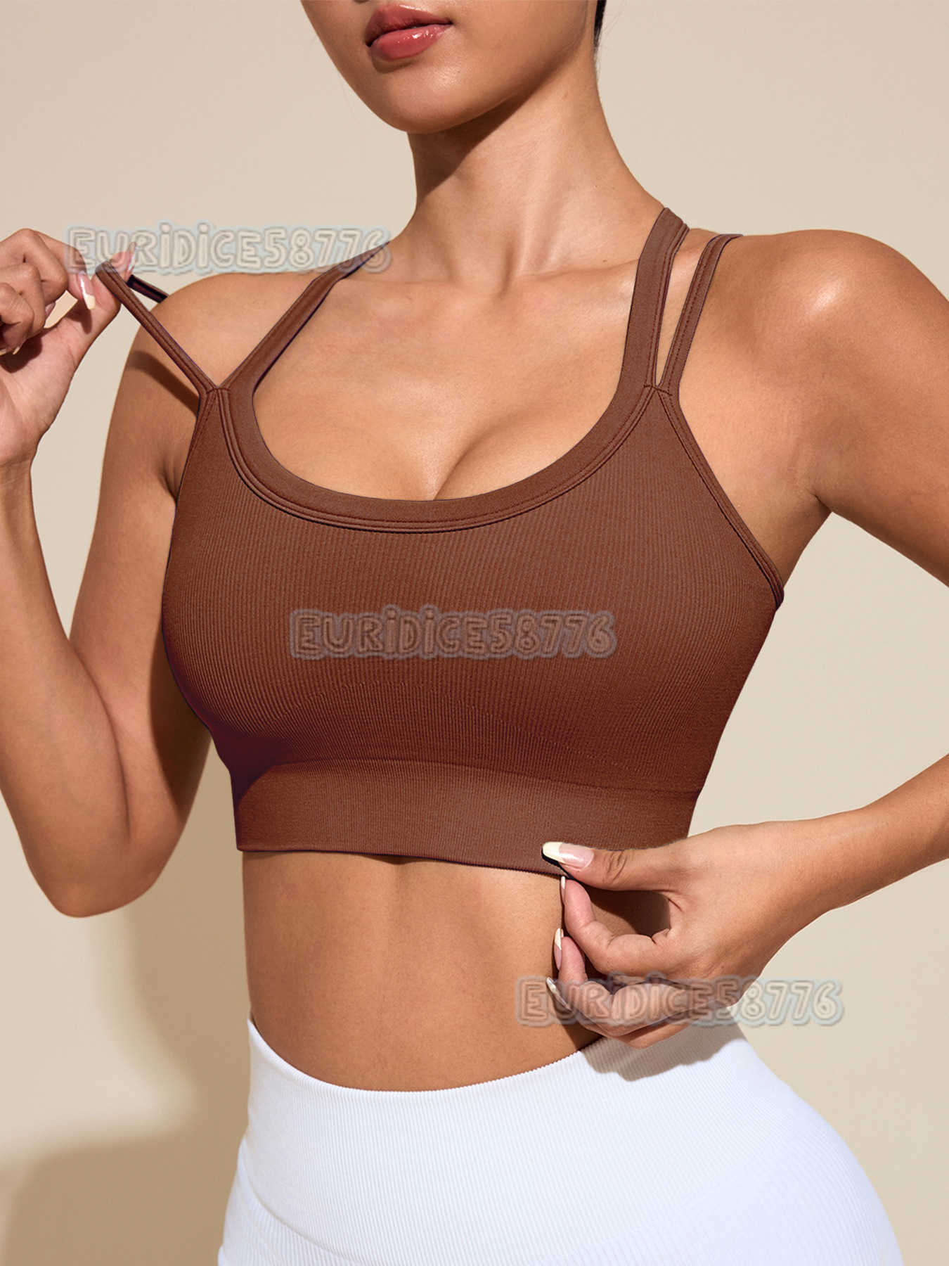 Fitness Yoga Bra Outdoor Training Padded Vest Sports Yoga Wear for Women H250819