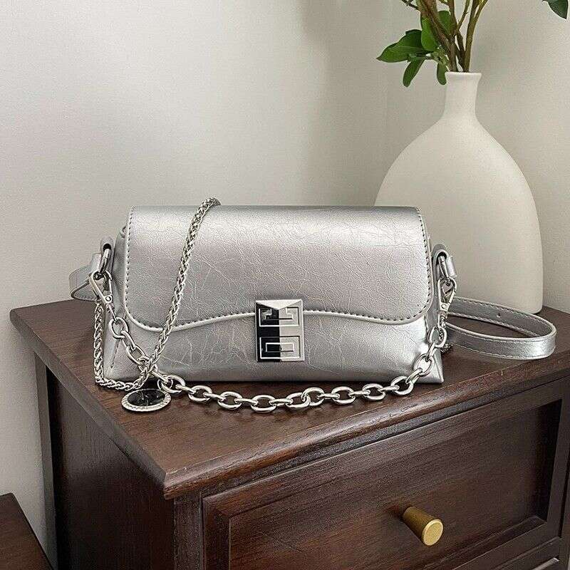 2025 French Chain Baguette - Minimalist Underarm Purse For Women, Premium Crossbody Clutch & Summer Shoulder Tote