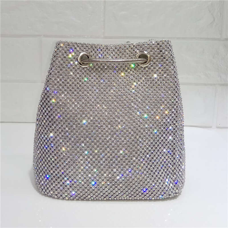 Designer Bag Tote Bag Shoulder Bag Muling New Casual Rhinestone Bucket Crossbody Fashion Inlaid Diamond Women S Single Shoulder Small Bag
