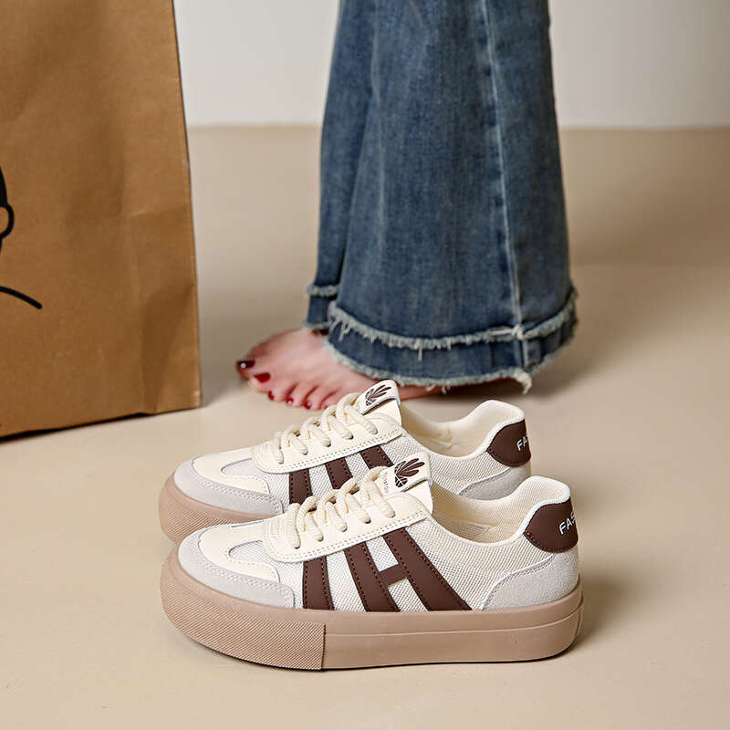 NS Trendy White Sneakers for Women 2023 Spring New Casual Student Platform Shoes Thick Sole Height Increasing Fashion Versatile