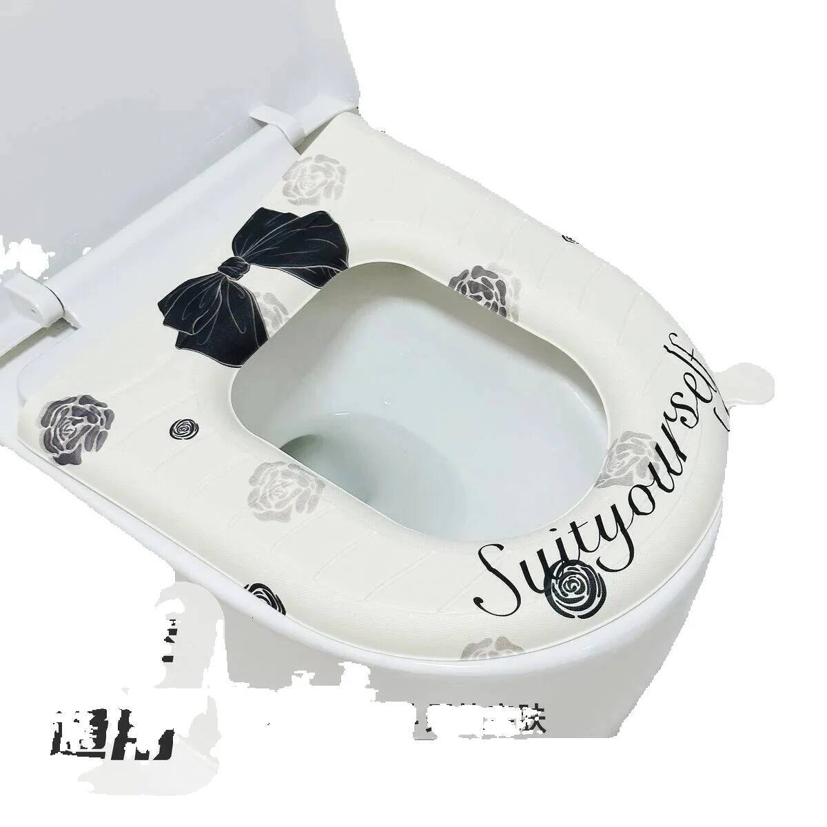 Waterproof Cushion No-Wash Household Ring All-Season Universal Seat Cover EVA Internet Celebrity design Toilet Sticker