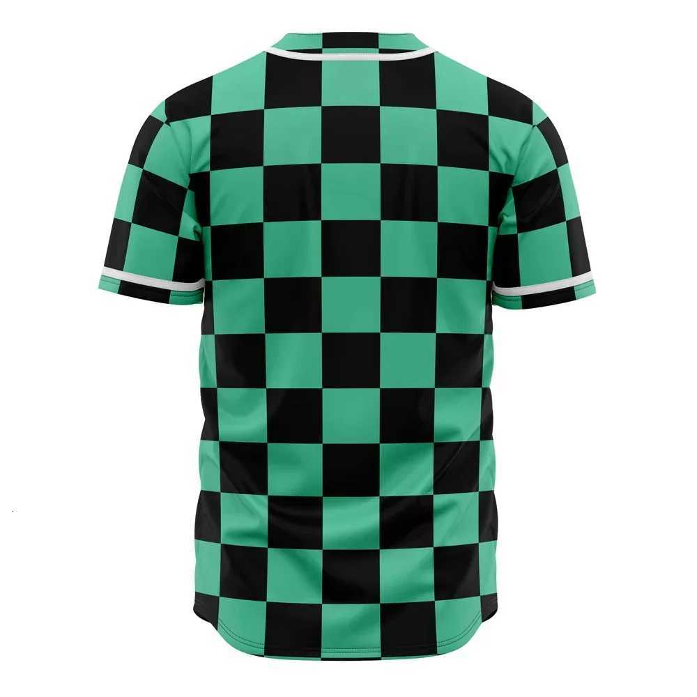 Anime Demon Slayer Mens Baseball T-shirt 3D Printed Casual Cosplay Costume Latest Summer Fashion BQY01 Y250819
