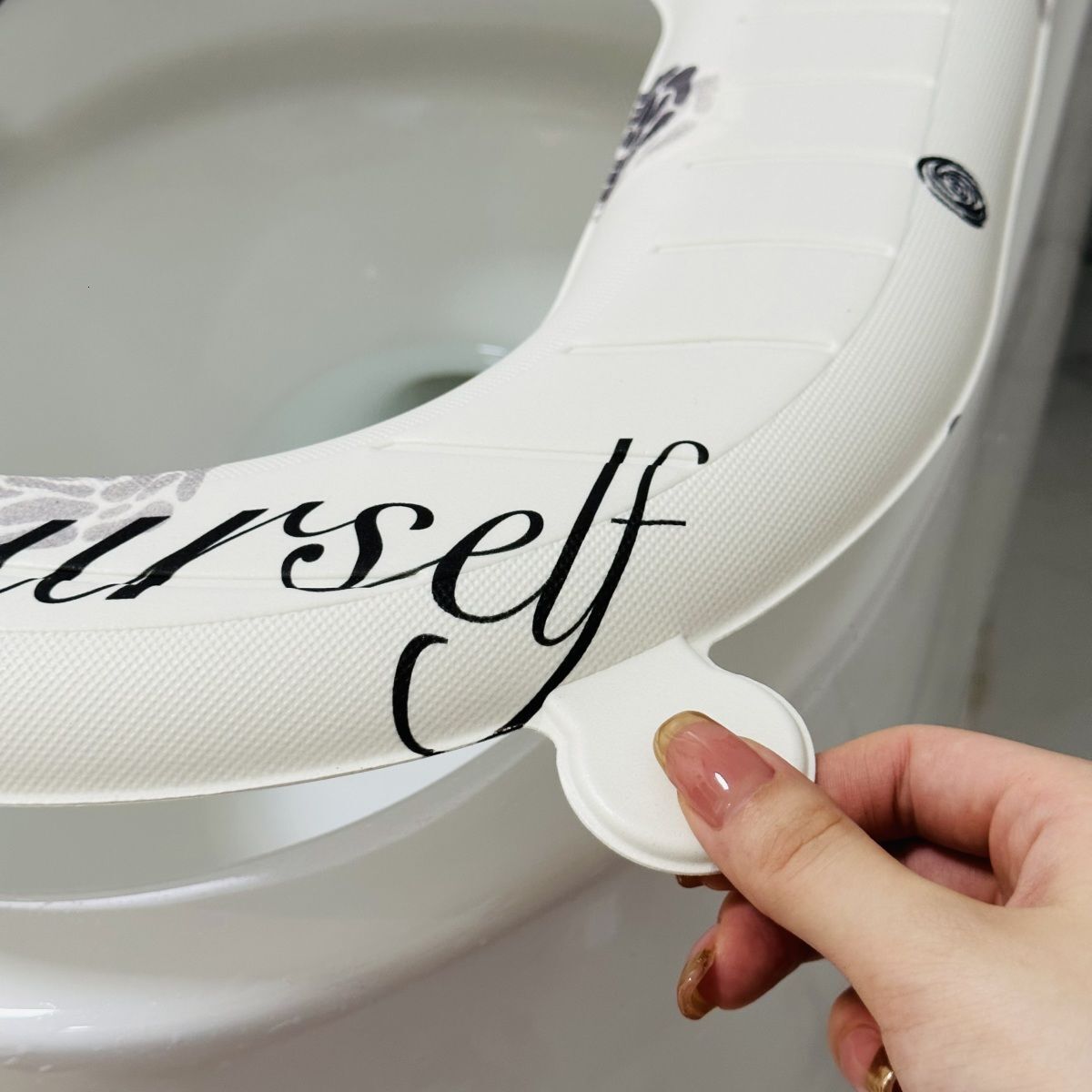 Waterproof Cushion No-Wash Household Ring All-Season Universal Seat Cover EVA Internet Celebrity design Toilet Sticker