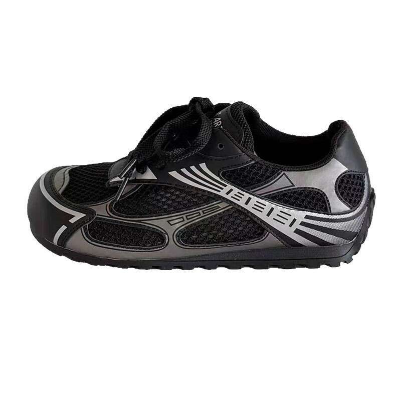 Inner Height Increase Forrest Gump for Women 2025 Summer New Slimming Versatile Breathable Training Campus White Mesh Shoes