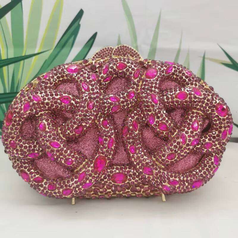 Designer Bags XIYUAN AB Green Rhinestone Crystal Clutches Women Evening Bags Wedding Party Female Handbags Mini Phone Case Clutch Purse Luxury Bag