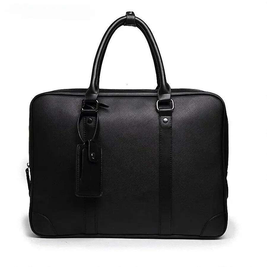 Designer Bags Simple Design Laptop Soft PU Leather Business Briefcase Messenger Bag Fashion Man Handbag Luxury Bag