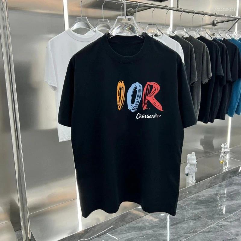 Men's T Shirts 2025 French Luxury Brand Top T-shirt Casual Business And Women's Short-sleeved Bottoming Shirt Fashion