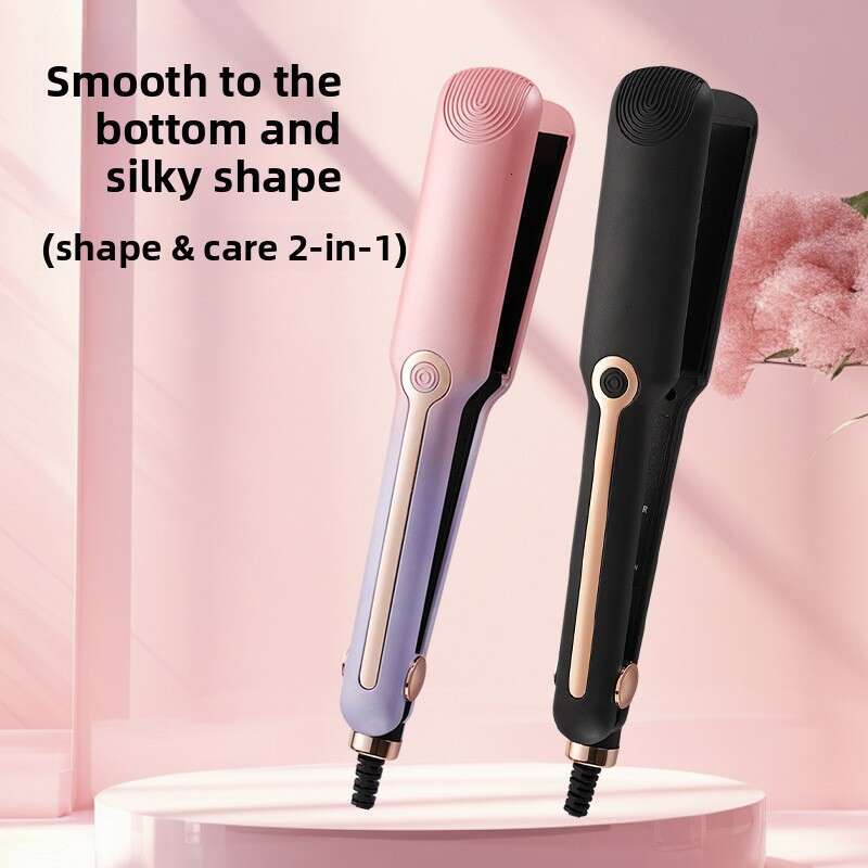 Electric And Curler Dual-Use Non-Damaging Home Lazy Curling Iron Hair Straightening Magic Tool Dormitory Straightener