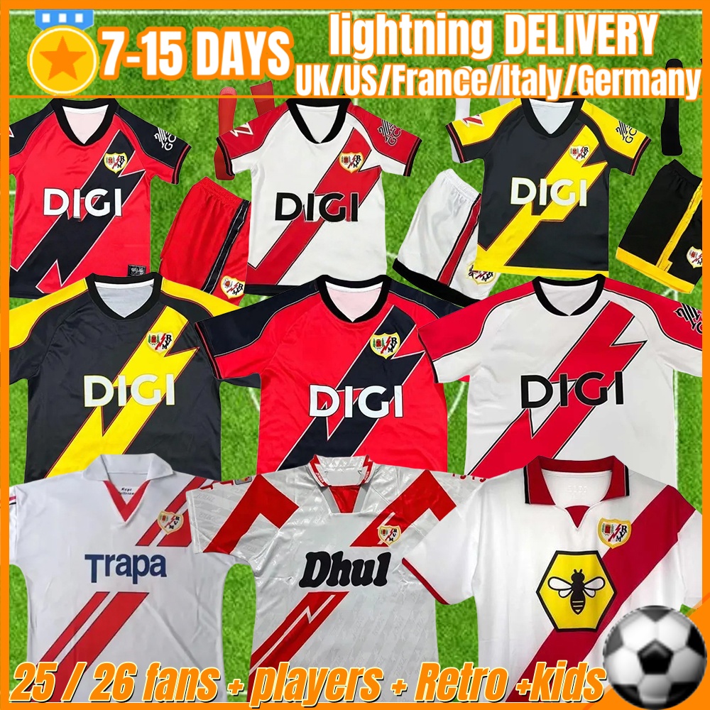 25 26 Rayo Vallecano Centenary FALCAO soccer jerseys home away PALAZON GARCIA GUARDIOLA SANCHEZ TREJO CISS MONTIEL 2025 2026 SANCHEZ MARTIN TREJO football shirt
