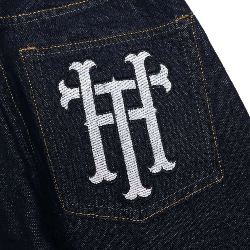 2025 New Style Patchwork Low Waist Fashion Casual High Street Y2K Jeans Ins