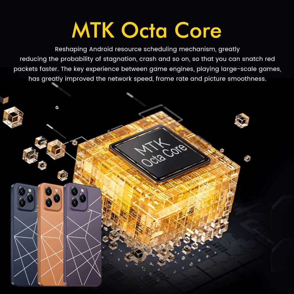 Global Version Pro Max Smartphone Android GB RAM ROM Dual SIM Mobile Phones Google Play Store MP Mah