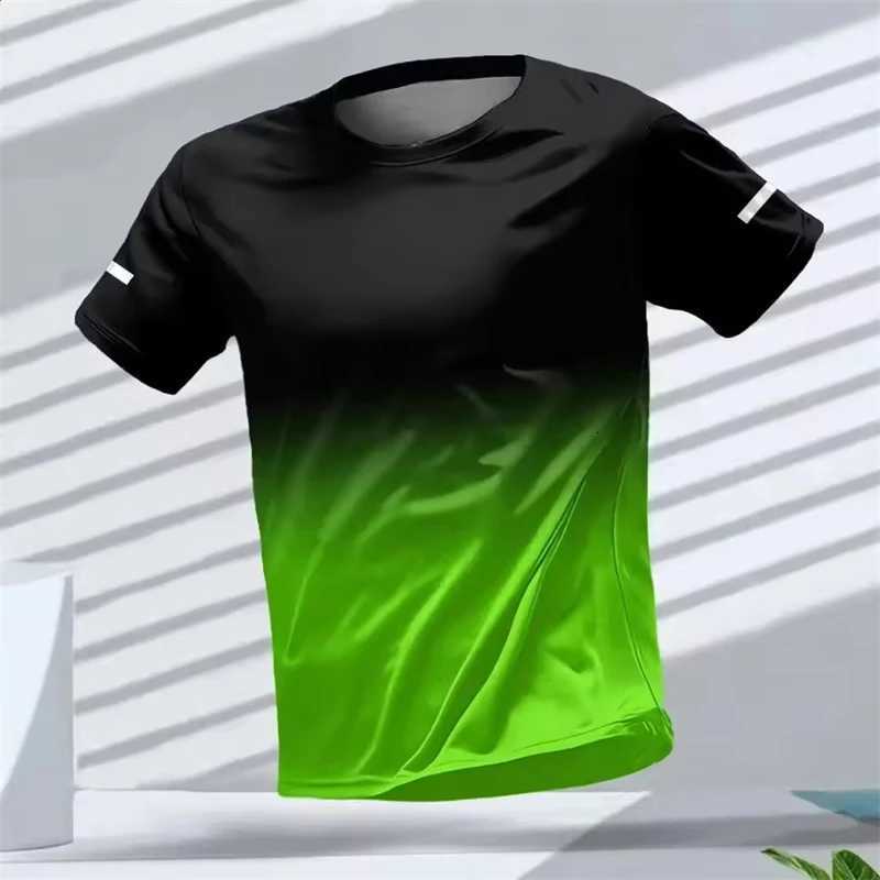 New 3D Hot-Selling Outdoor Running Sports BreaTHable QuiCK-Drying Fitness CloTHes Casual O NeCK T-Shirt GYM Y250819
