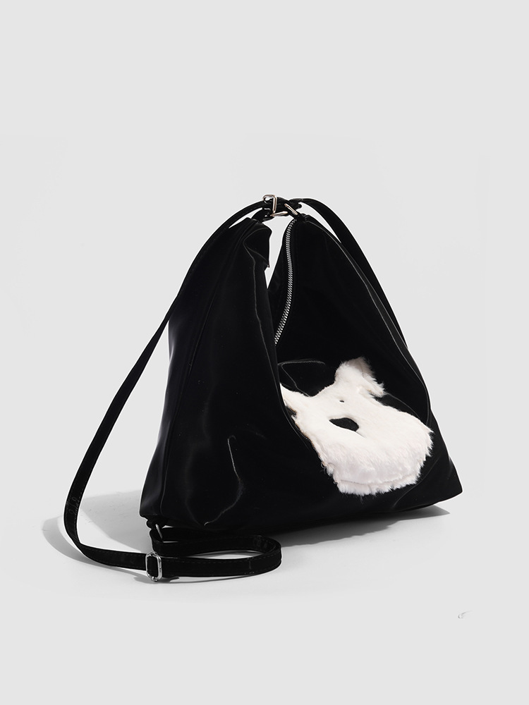 2025 Autumn Cute Dog Tote Bag New Student Large Capacity Backpack One Bag Three Use Single Shoulder Crossbody Bag Women's Crossbody Bag Designer 