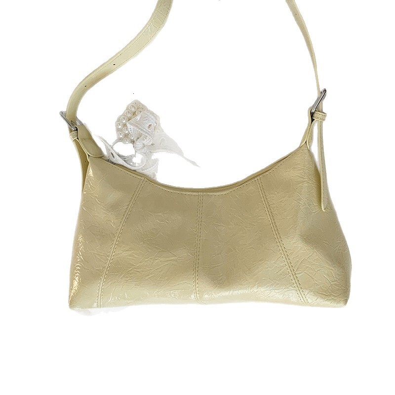 2025 autumn niche women's armpit commuting bag new solid color shoulder bag crossbody bag women's crossbody bag designer bag women's sh