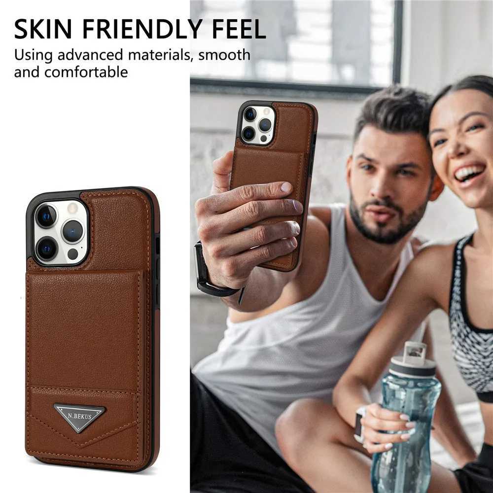 Leather Wallet Case Card Holder Phone Case for IPhone 15 14 13 12 Mini 11 Pro Max XS XR 7 8 Plus SE2020 port Shockproof Cover S27 S250820