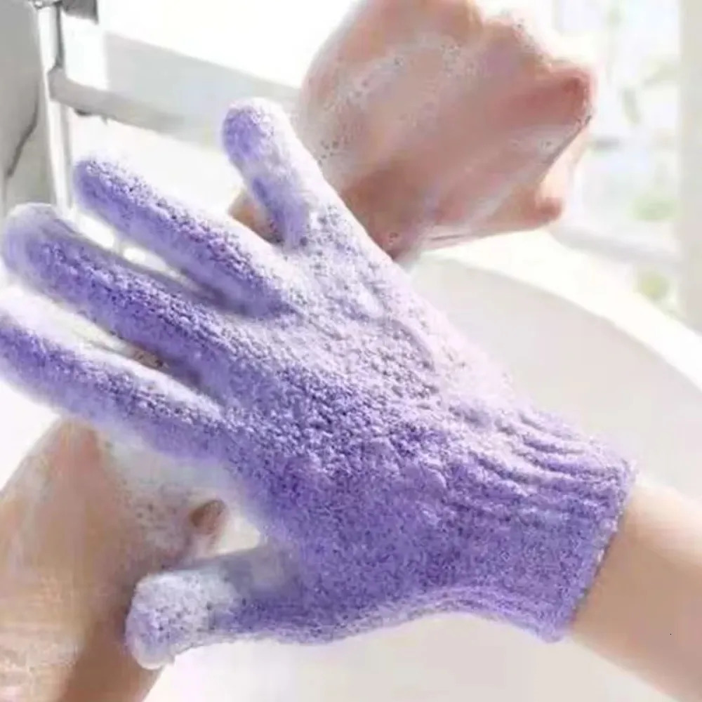 2PcsPair Bath for Peeling Exfoliating Mitt Glove with Shower Scrub Gloves Resistance Body Massage Sponge Wash Skin Moisturizing 250811