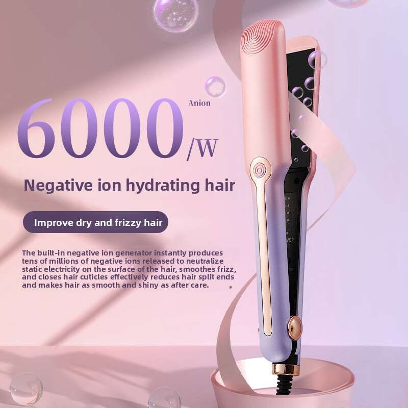 Electric And Curler Dual-Use Non-Damaging Home Lazy Curling Iron Hair Straightening Magic Tool Dormitory Straightener