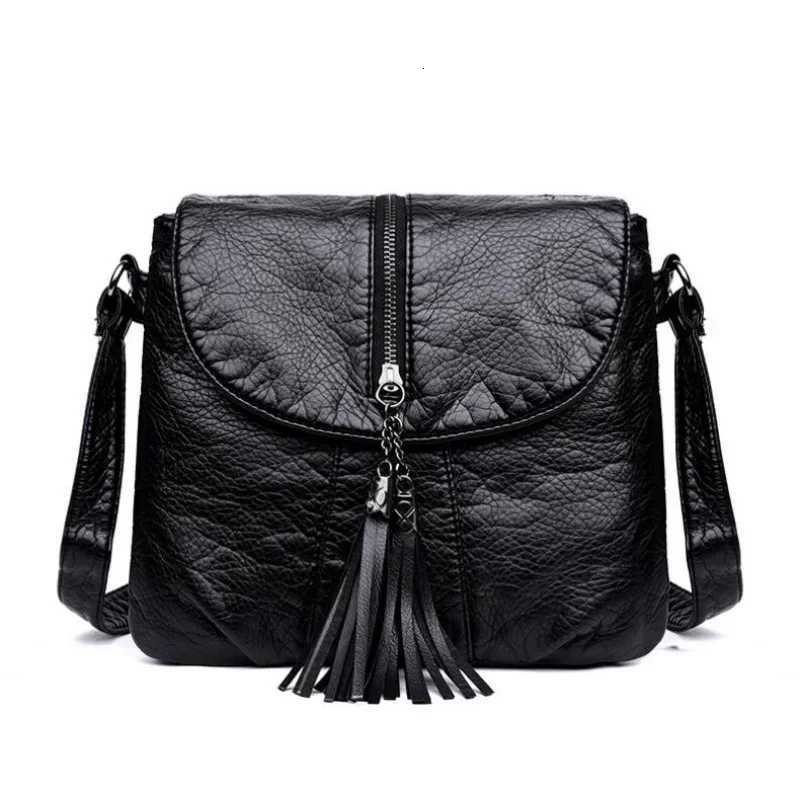 2024 New Designer Shoulder Bag Soft Leather Handbag Women Messenger Bags Crossbody Fashion Women Bag Female Flap Bolsa Y250819