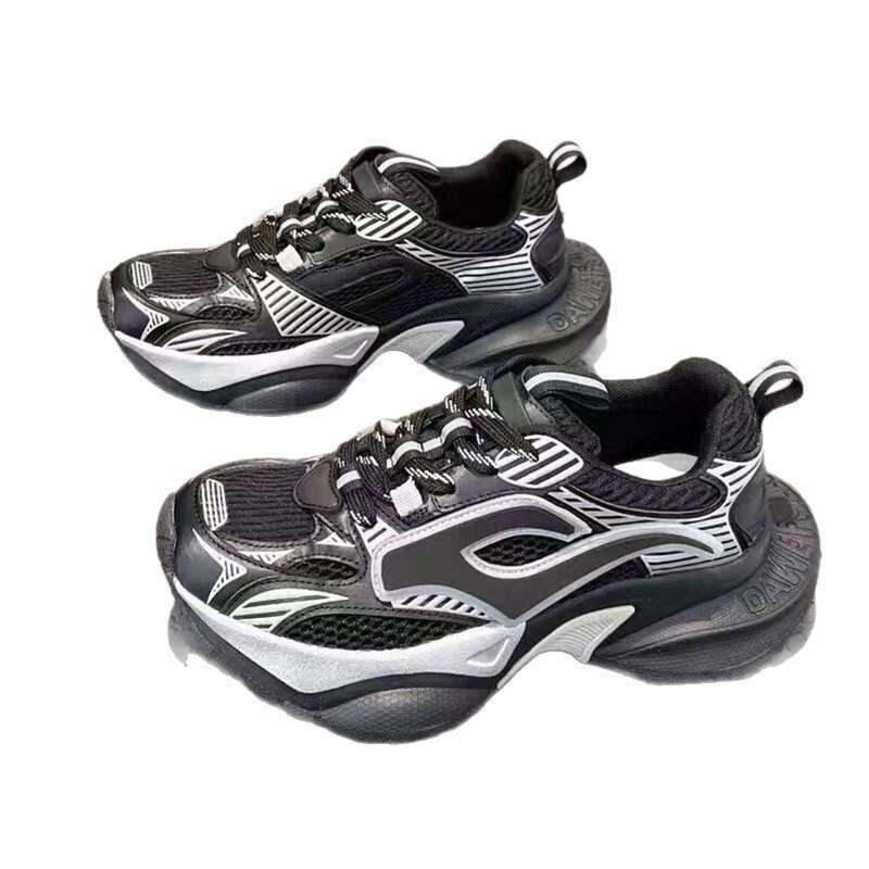 2025 Summer Autumn New Rocket Dad Shoes for Women, Outdoor Wear, Niche Casual Shoes, Fashion Trend Thick-Soled Sneakers