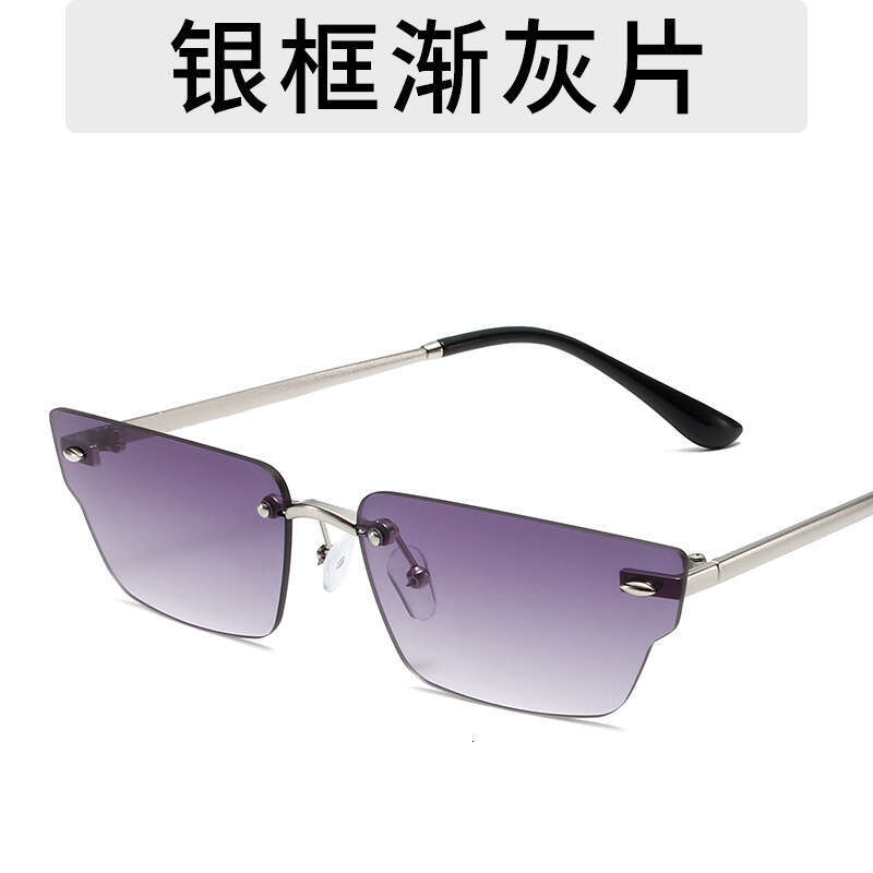Unique Irregular Light-colored Ocean Designer Lens Same Style as Runway Outfit Glasses Travel Street Photography Sunglasses