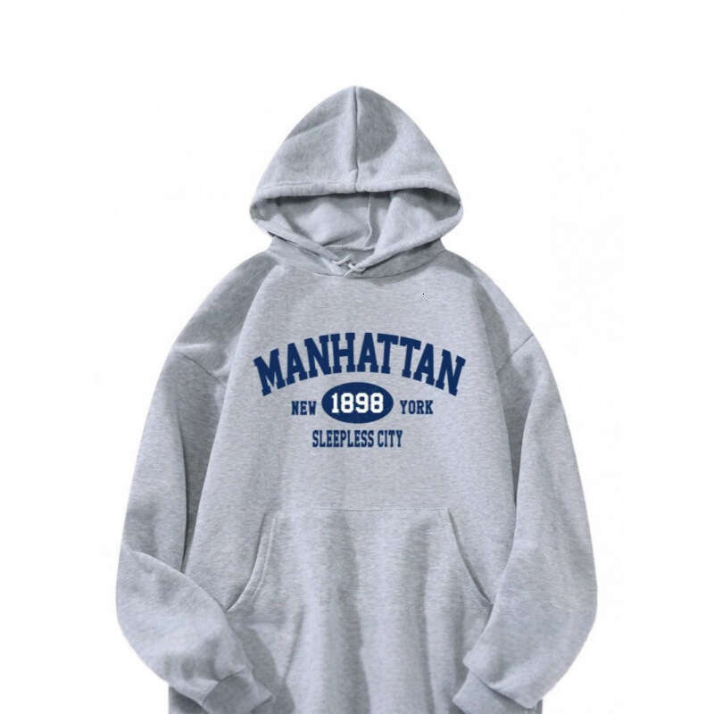 Casual Fleece Lined Hooded Sports Sweatshirt Men's Autumn Winter Style