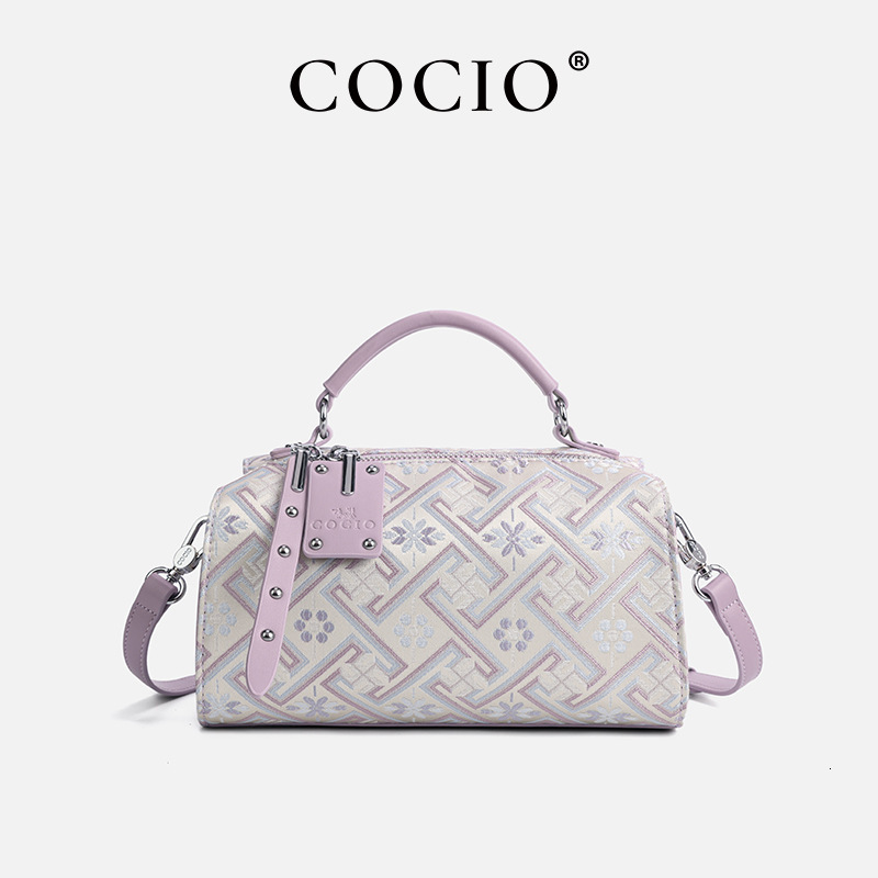 Free Shipping Designer Luxury New Women's Printed Handbag Niche High-end Large Capacity Commuting Shoulder Crossbody Bag Fashion Boston Pillow Ba