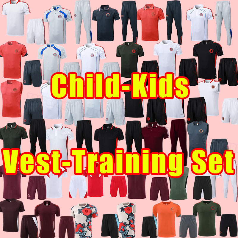 Soccer tracksuits 25 26 BAYERN MUNICH DE LIGT MANE GRAVENBERCH SANE Mazraoui MULLER DAVIES KIMMICH TEL football shirts 2025 2026 Vest training set POLO pants kids