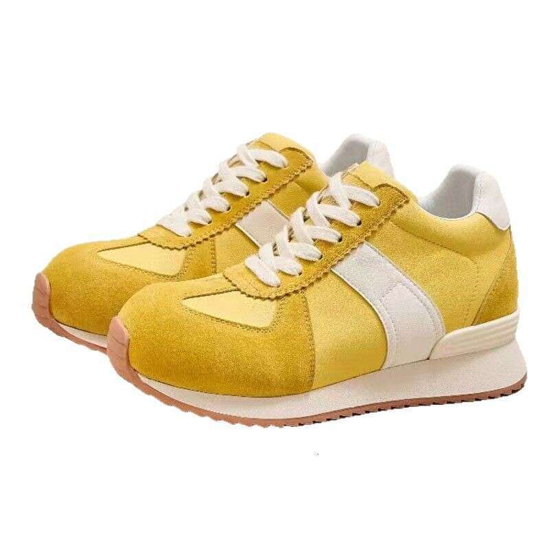 2025 Spring New Mickey Head Waffle for Women Comfortable Casual German Training Shoes Fashionable Stylish Height Increasing 7cm