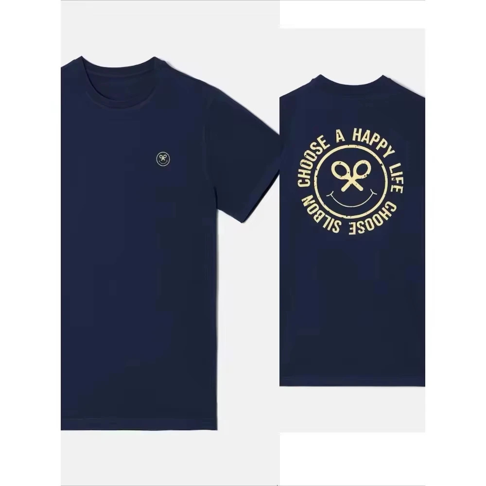 SILBON Fashion Tshirt for Men Y2K Tops Harajuku y Letter Printing Summer Short Sleeve Tee Redtube 250820