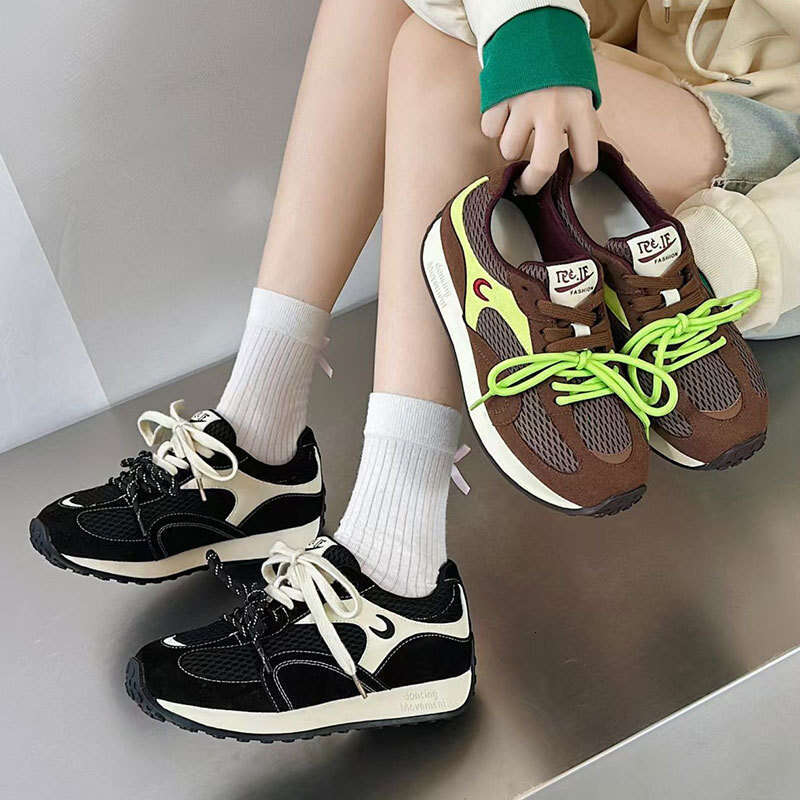 Design Sense Niche Versatile Forrest Gump for Women 2025 Summer Autumn Fashion Breathable Soft Sole Campus Sports Running Training Shoes