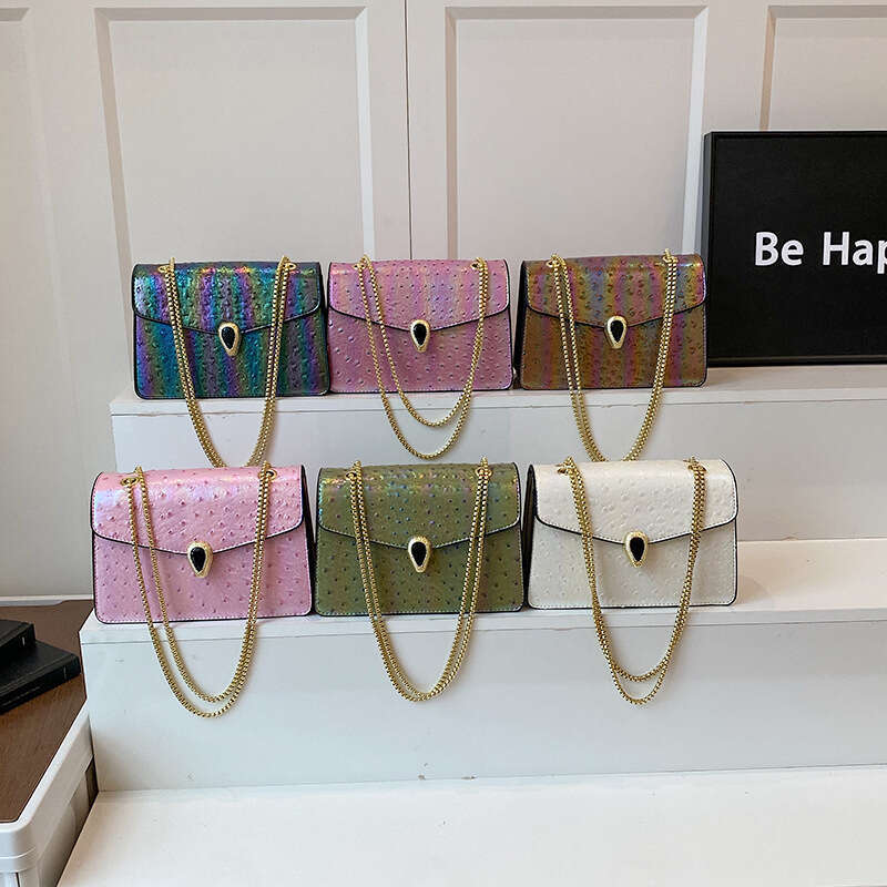 Head Snake Bags Designer for Women Bags 2025 Summer New Fashion Ladies Chain Crossbody Small Square Bag