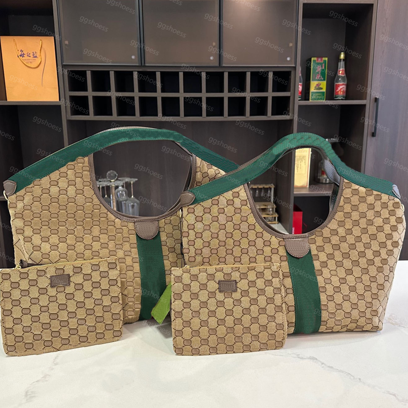 Top Quality Giglio Large Tote Handbag Designer Luxury Leather Embroidery Crossbody Bag Fashion High-Capacity Women Shoulder Handbag