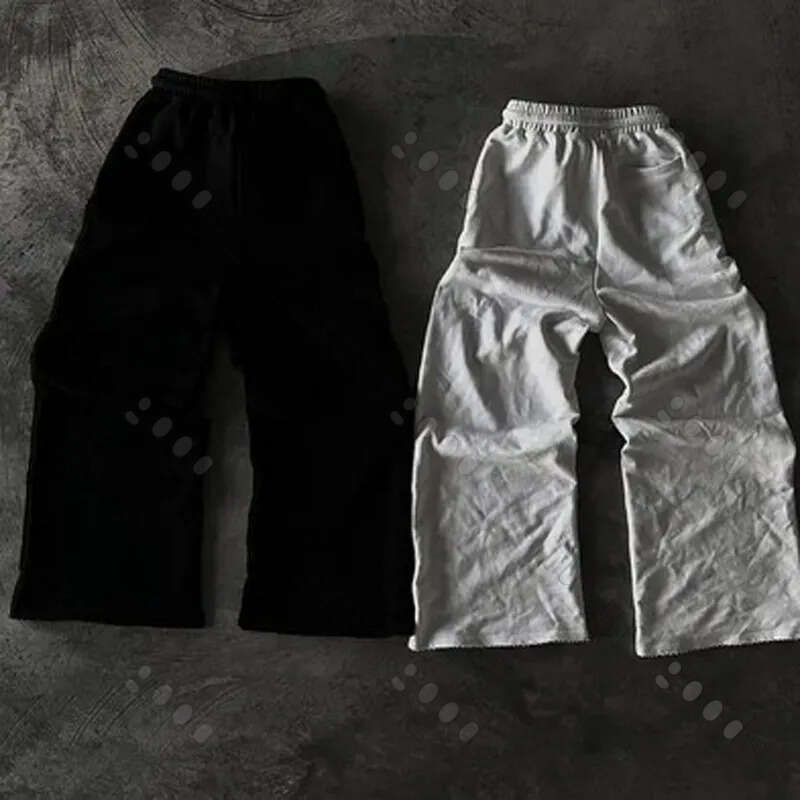 Men's Pants Streetwear Y2K Sweatpants Mens Haruku Hip Hop Letter Embroidery Baggy Casual Elastic Waist Jogging Z260315