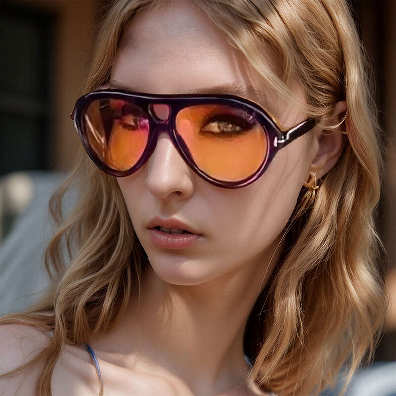 Round Frame Personality Hip-Hop Non-Mainstream Sunglasses for Women Punk Designer Men Wide Edge Niche Glasses