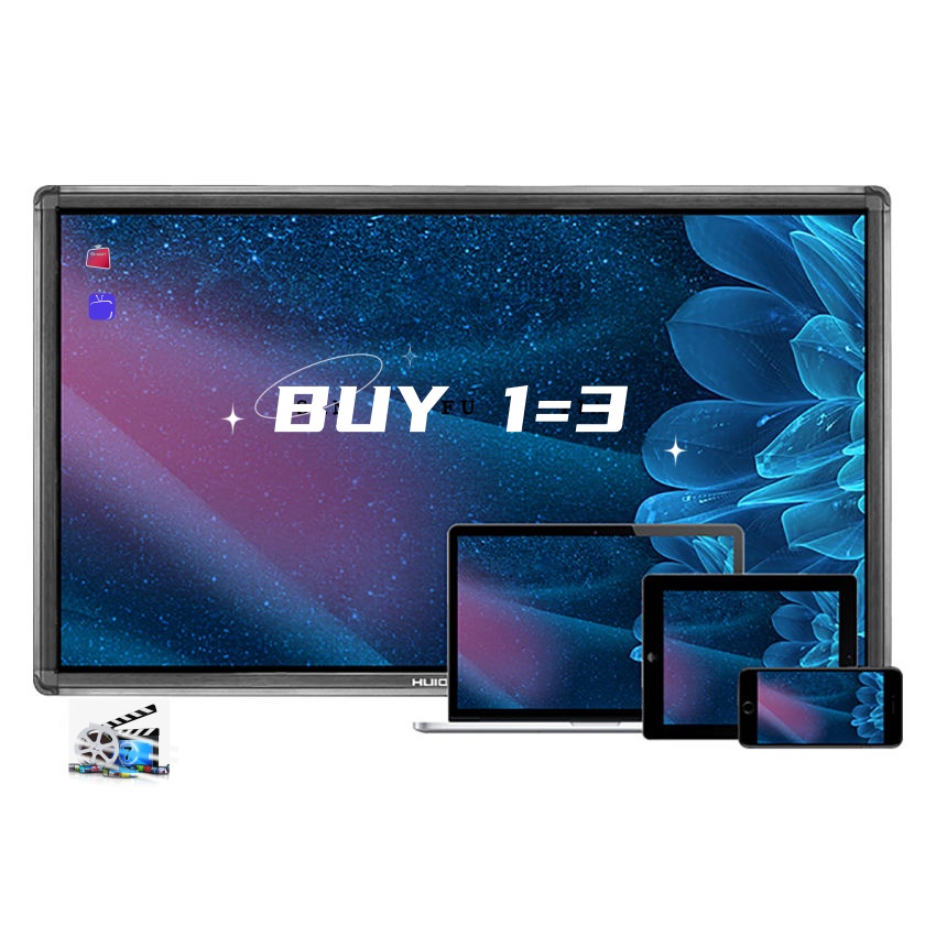 Ecran de projection pliable et portable Full HD 4K LXtream 360 pouces pour home cinema, ecran de projection mural pour 3 ecrans