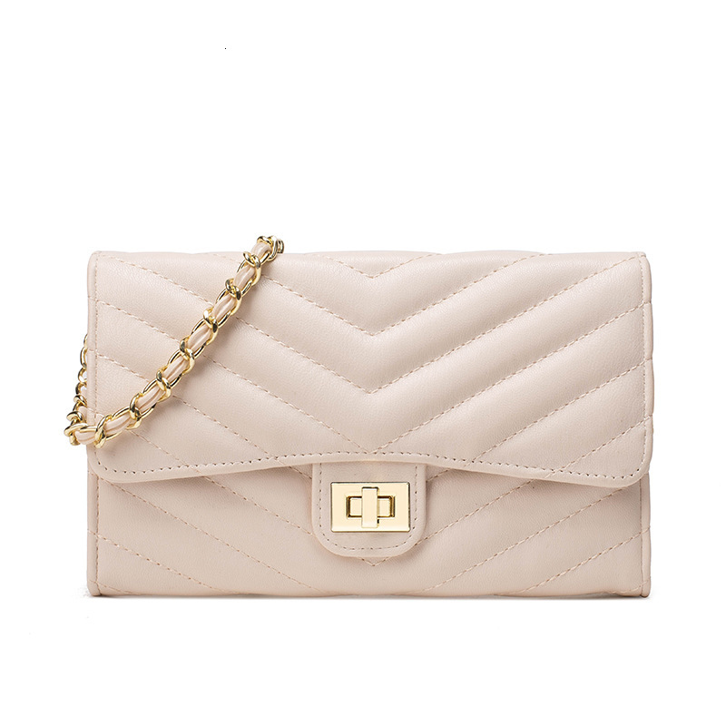 Free Shipping Designer Luxury Women's Chain Handbag New Style Small Fragrance Fashion Shoulder Crossbody Bag Mini Lock Casual Phone Bag