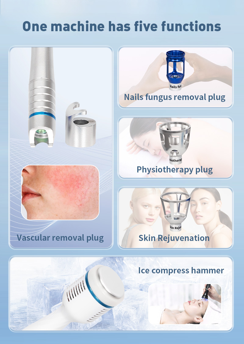 980NM Spider Veins Remove Nail Fungus Vessel Vascular Removal Device 60W diode Laser Machine Physiotherapy Facial And Skin Care High Quality