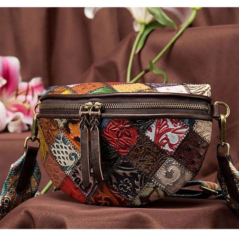 Designer Bags New Fashion Colorful For Women Genuine Leather Waist Packs Female Cowhide Crossbody Bag Women's Fanny Shoulder Bags Luxury Bag
