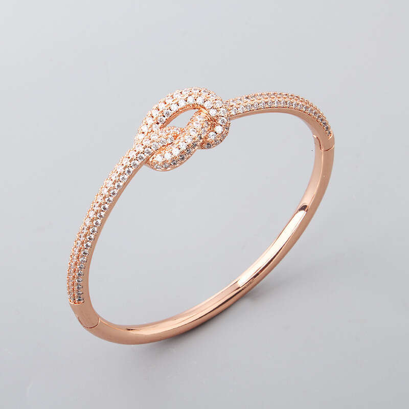 Fashion Gold-Plated Bracelet for Women, Deathly Hallows, Dia-Studded, K-Plated, Non-Fading, Knot Clasp Bracelet, Jewelry Accessories