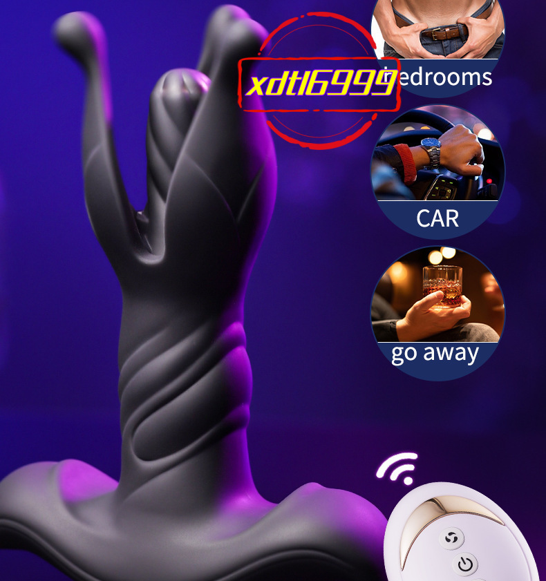 Silicone Remote Control Mens/Womens Prostate Massager Stretching Impact Slapping Insertion Vibrating Toys