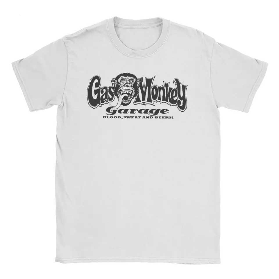 Vintage Gas Monkeys Garage T-Shirt Men Women O Neck 100% Cotton T Shirts Blood Sweat And Beers Short Sleeve Tees Gift Tops Y250819