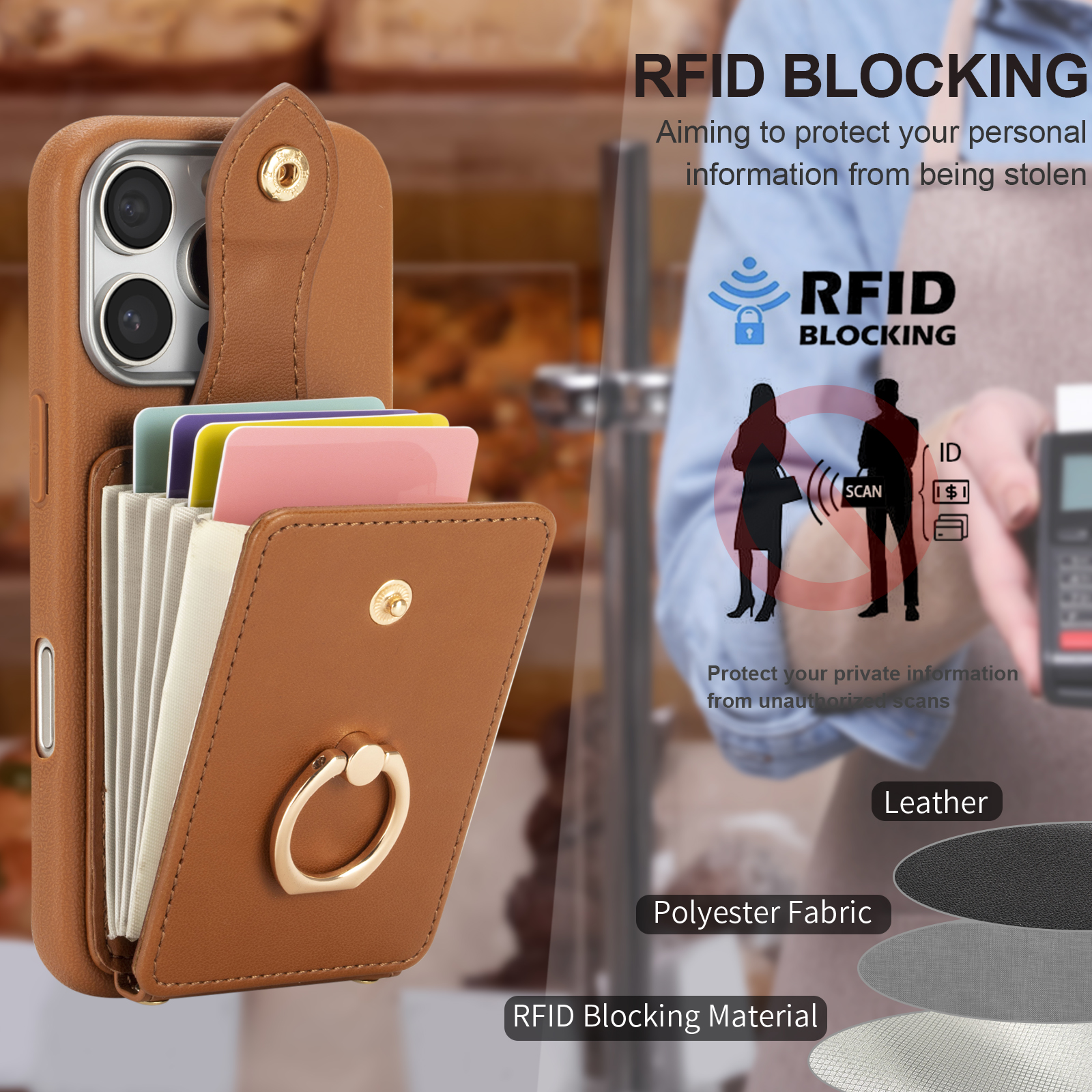 Elegant Handcrafted Leather Cellphone Holster - Ultimate Security Sleeve Compatible With Various Models Including S24 Series