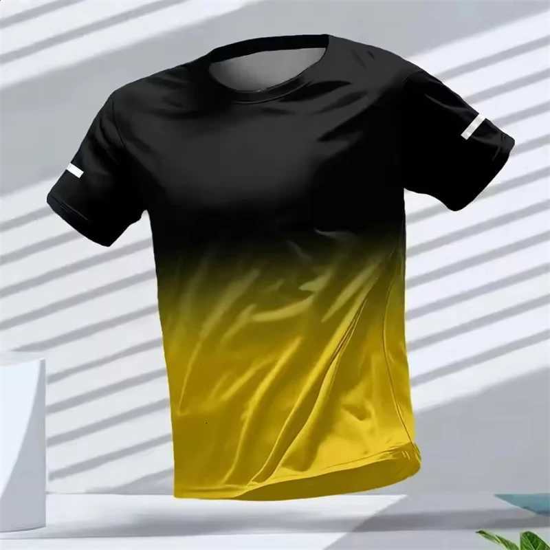 New 3D Hot-Selling Outdoor Running Sports BreaTHable QuiCK-Drying Fitness CloTHes Casual O NeCK T-Shirt GYM Y250819